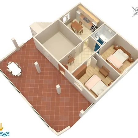 Family Friendly Seaside Vinisce, Trogir - 5946